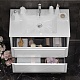 Opadiris Мебель для ванной Луиджи 90 подвесная белая матовая – фотография-22